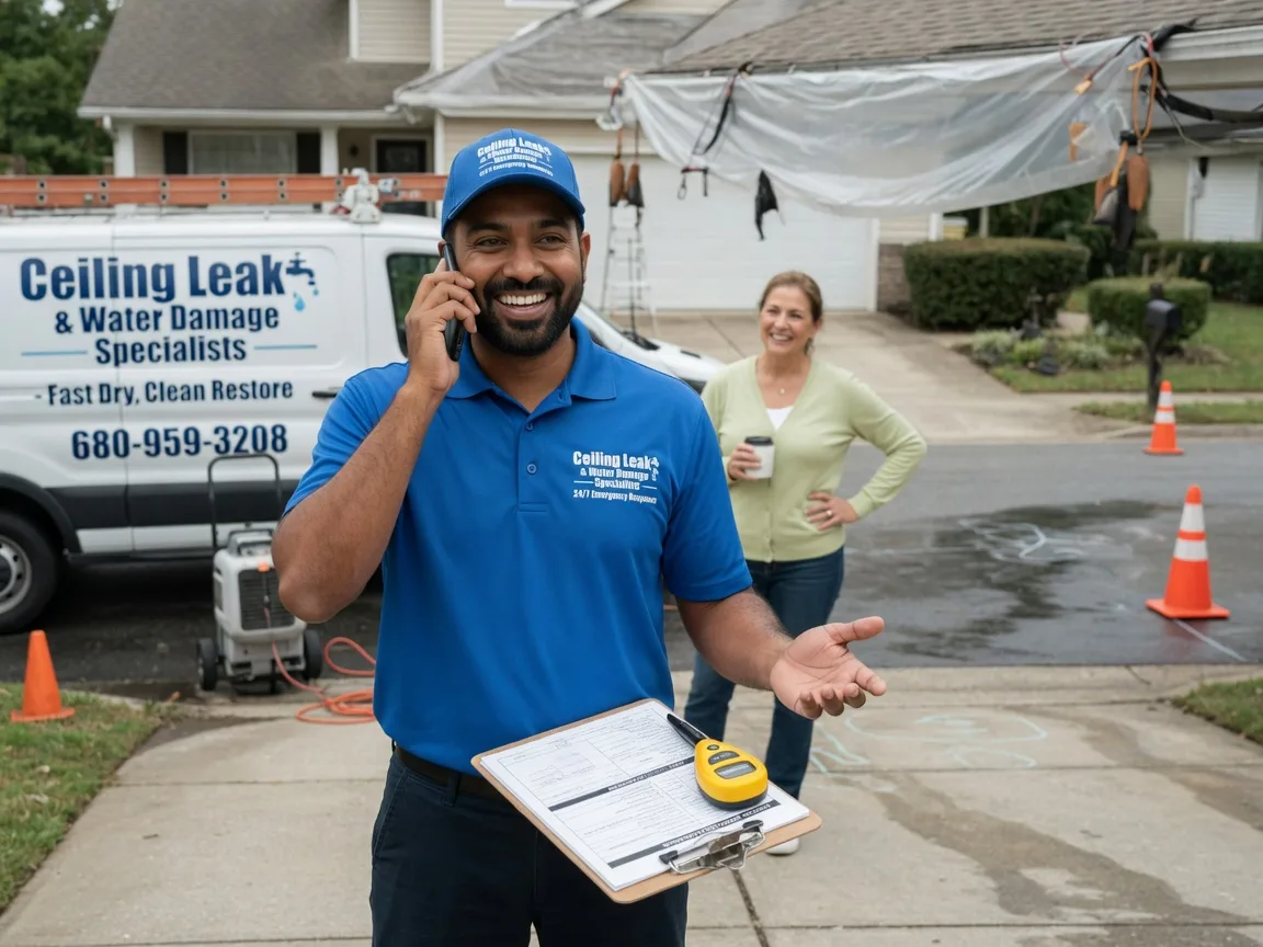 Ceiling Leak Cleanup Pollocksville, NC FAQs